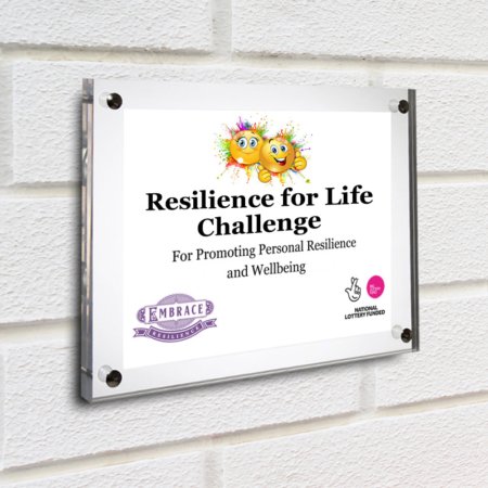 Resilience for Life Challenge Wall Plaque